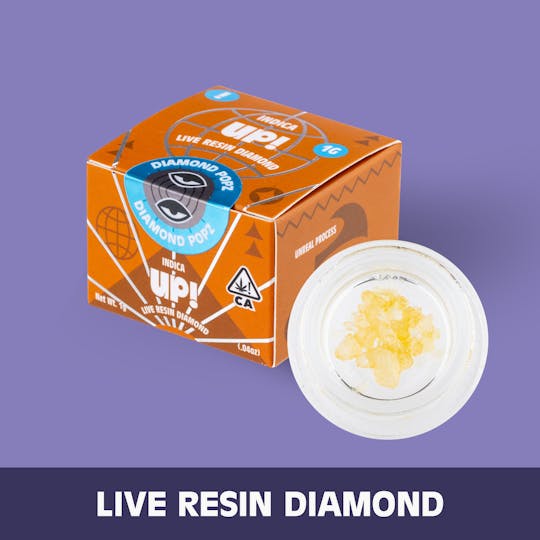 UP! - Diamond Popz (Indica) Live Resin Diamond 1g - 1