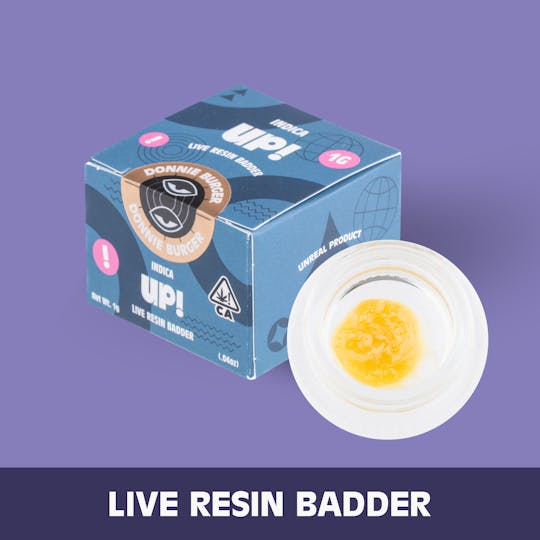 UP! - Donnie Burger (Indica) Live Resin Badder 1g - 1