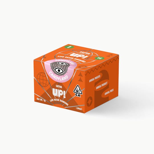 UP! - Candyland (Sativa) Live Resin Diamond 1g - 1