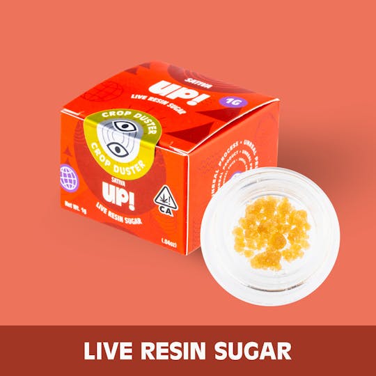 UP! - Crop Duster (Sativa) Live Resin Sugar 1g - 1