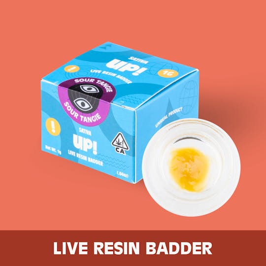 UP! - Sour Tangie (Sativa) Live Resin Badder 1g - 1