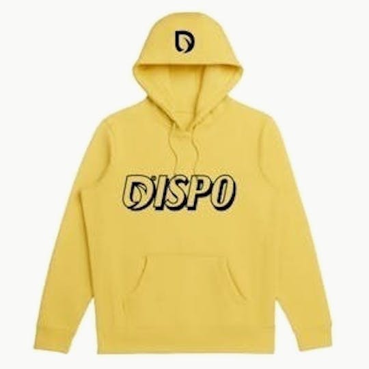 Dispo - Dispo | Merch | Graphic Hoodie - Mustard - 1