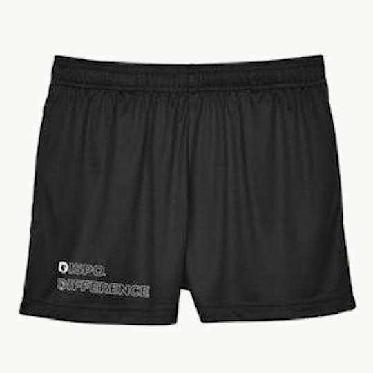 Dispo - Dispo | Merch | Women's Graphic Shorts - Black - 1