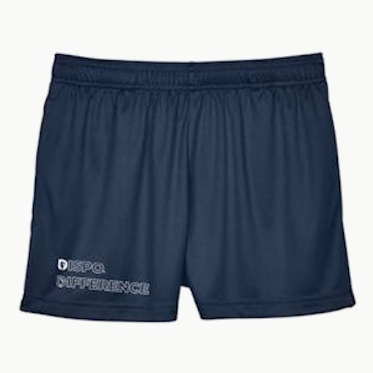 Dispo - Dispo | Merch | Women's Graphic Shorts - Navy - 1