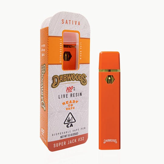 Dabwoods - VAPE- ALL IN ONE DEVICE LIVE RESIN SUPER JACK #32 1G - 1