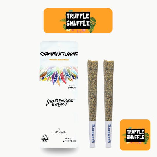 Oakfruitland (OFL) - Truffle Shuffle Pre Roll 2g - Dual Pack Series - 1