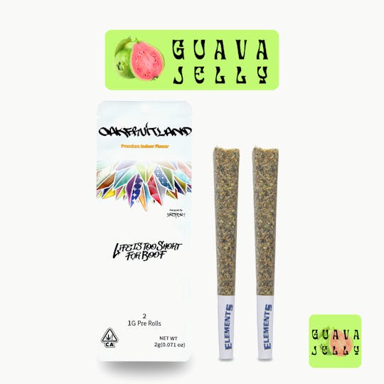 Oakfruitland (OFL) - Guava Jelly Pre Roll 2g - Dual Pack Series - 1