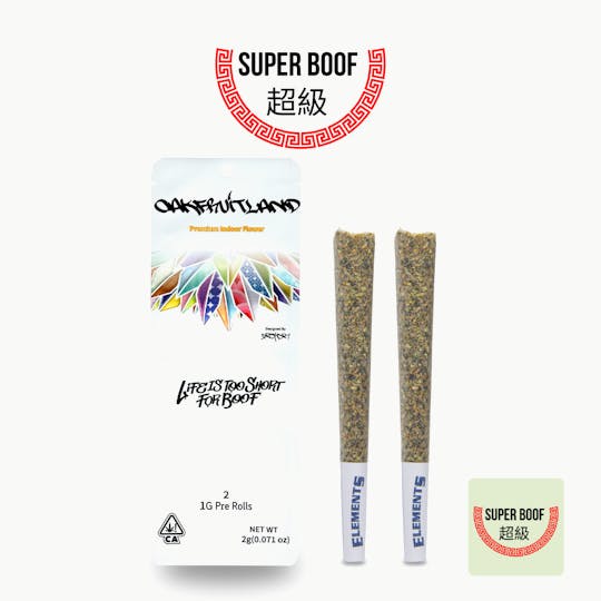 Oakfruitland (OFL) - Super Boof Pre Roll 2g - Dual Pack Series - 1