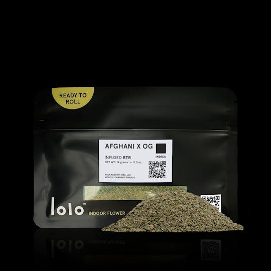 lolo - Afghani x OG | Indoor Kief Infused Ready To Roll | 14g - 1