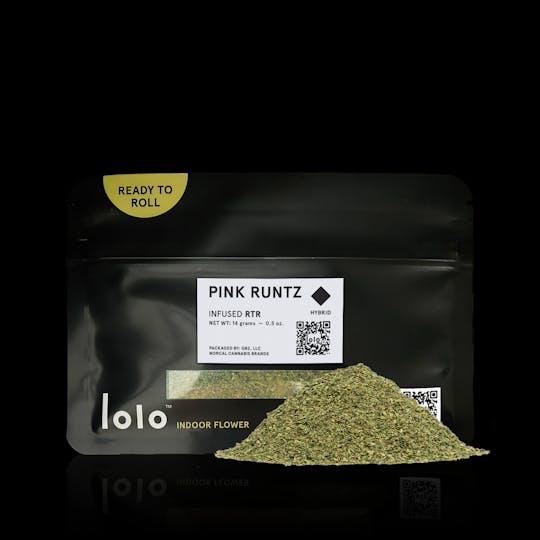 lolo - Pink Runtz | Indoor Kief Infused Ready To Roll | 14g - 1