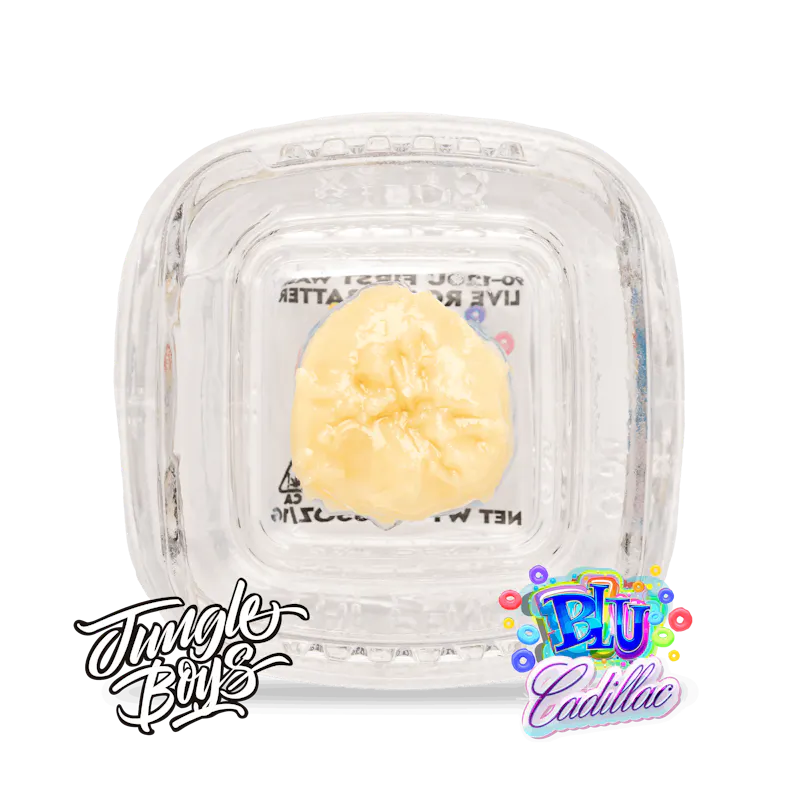 Jungle Boys Blu Cadillac - 1g 90-120u 1st Wash Live Rosin Batter concentrate