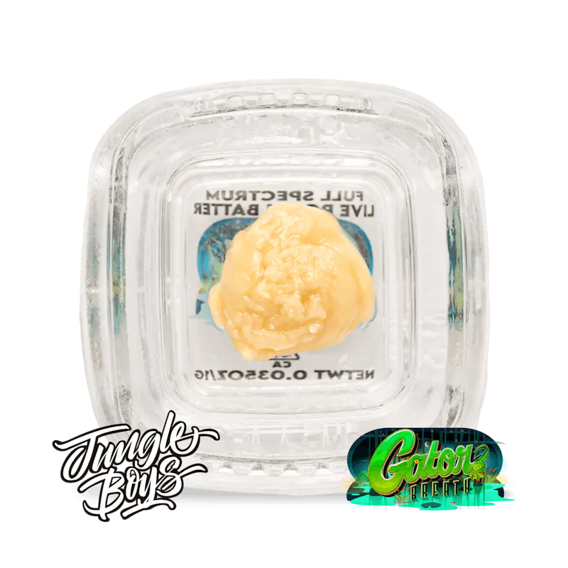Jungle Boys Gator Breath - .5g Full Spectrum Live Rosin Batter