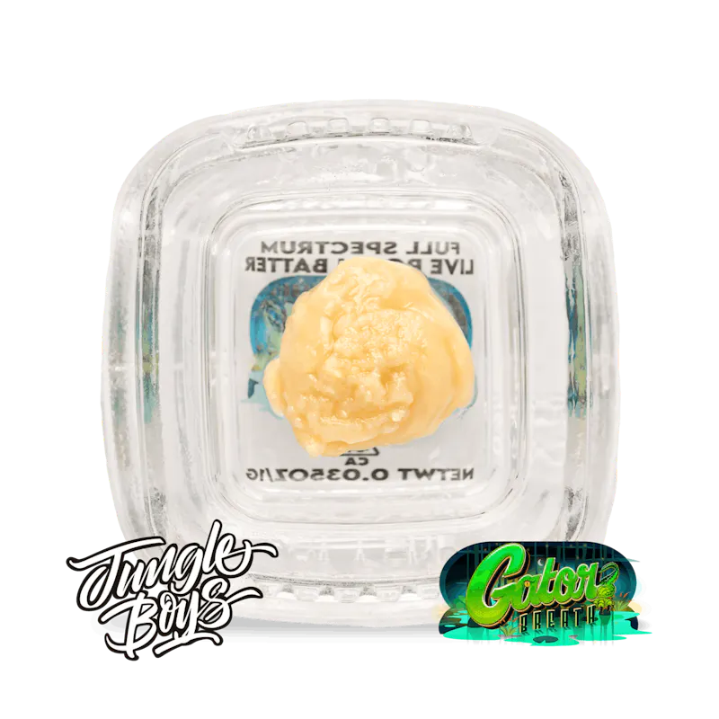 Jungle Boys Gator Breath - 2.5g Full Spectrum Live Rosin Batter