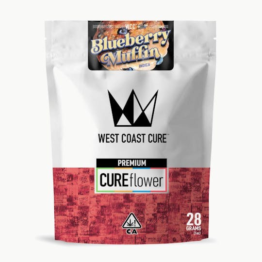 West Coast Cure - Blueberry Muffin - 28G Premium Flower - 1