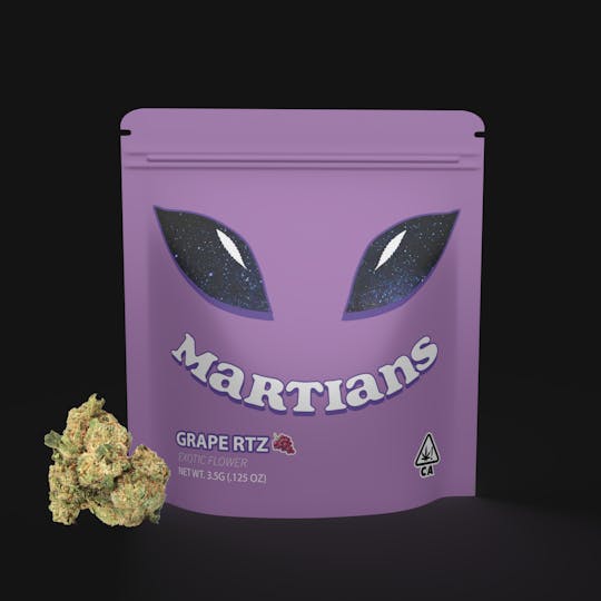 Martians - Grape RTZ | Flower | 3.5g - 1