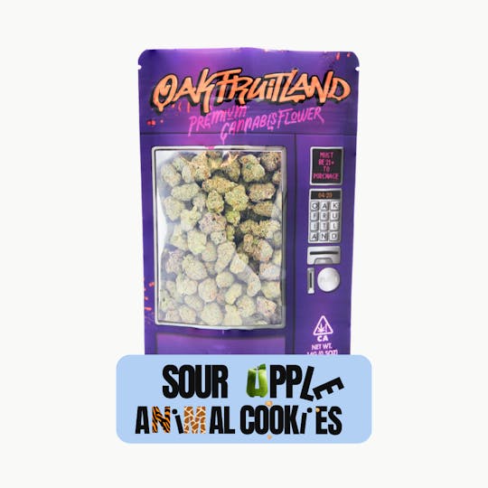 Oakfruitland (OFL) - Sour Apple x Animal Cookies Premium Flower 14g - Funsize Series - 1