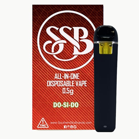 Southern Sky Brands - Do-Si-Do Disposable THC Vape - 0.5g - 1