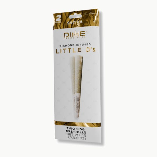Dime Industries - Blue Nerds Little D's Sativa Pre-Rolls 2-Pack (1g) - 1