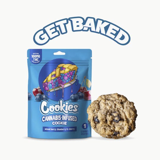Cookies - Cookies - 100mg Infused Cookie - Berry Pie - 1