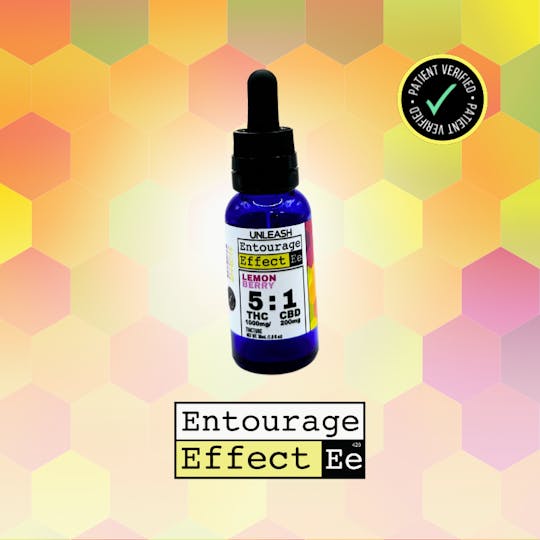 710Trading - Entourage Effect - Lemon Berry Tincture 5:1 - 1