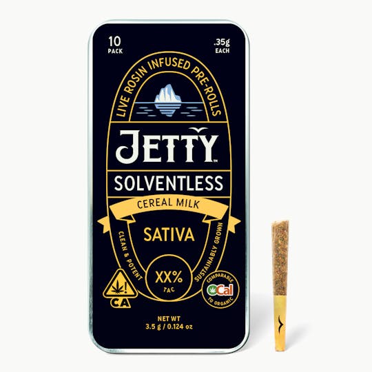 Jetty Extracts - Cereal Milk OCal Live Rosin Infused Pre-Roll 10 Packs (3.5g) - 1