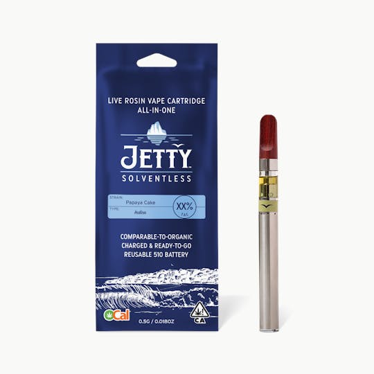 Jetty Extracts - Papaya Cake OCal Solventless All-in-One Vape Pen .5g - 1