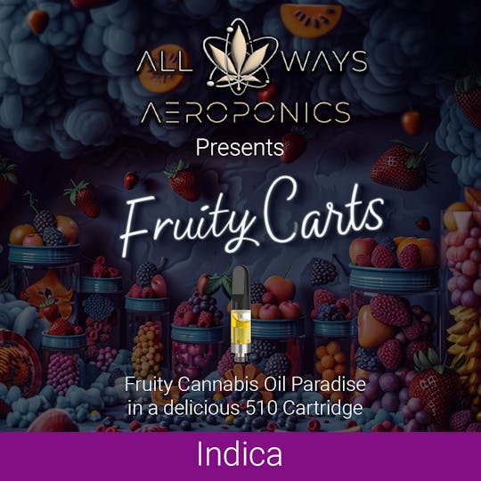 All Ways Aeroponics - All Ways | 1g Fruity Carts | Blueberry Cookies | Indica - 1
