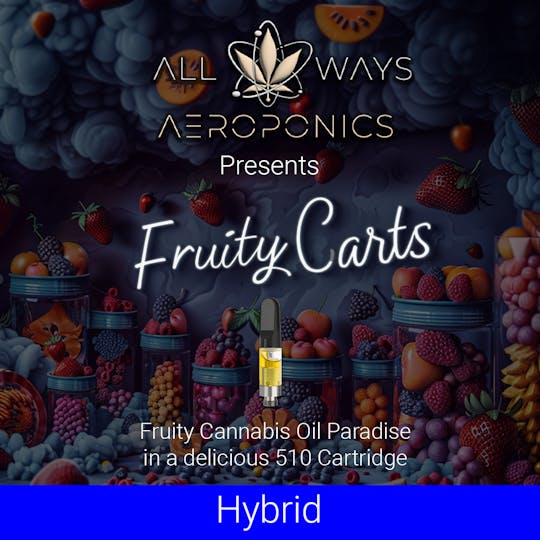 All Ways Aeroponics - All Ways | 1g Fruity Carts | Peaches and Cream | Hybrid - 1