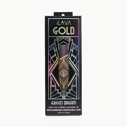 iLAVA - GOLD Disposable 1000mg - Green Dream - 1