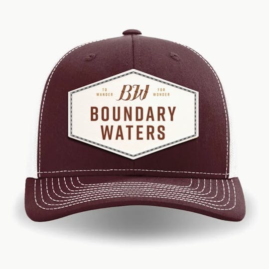 Boundary Waters - Boundary Waters Maroon/White Hat - 1