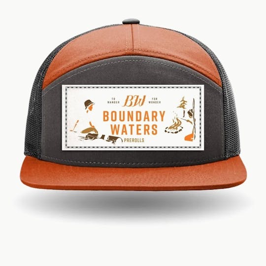 Boundary Waters - Boundary Waters Charcoal/Burnt Orange Hat - 1