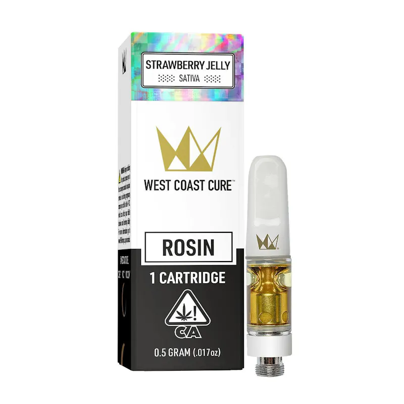 West Coast Cure Strawberry Jelly Rosin Cartridge -0.5g