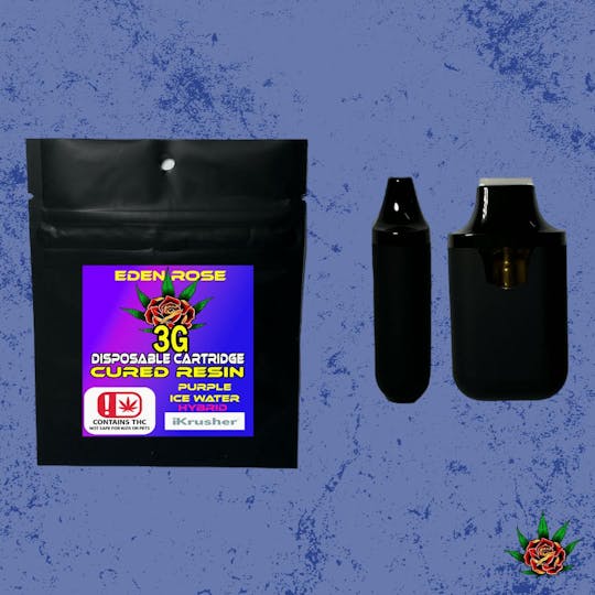 Eden Rose Processing - Eden Rose Cured Resin Disposable 3g - Purple Ice Water (Hybrid) - 1