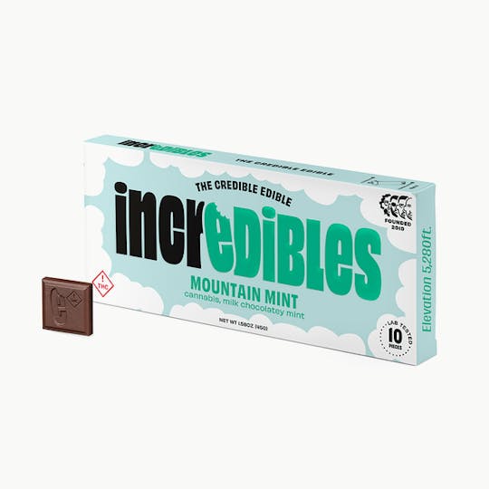 incredibles - Mountain Mint Chocolate Bar - 1