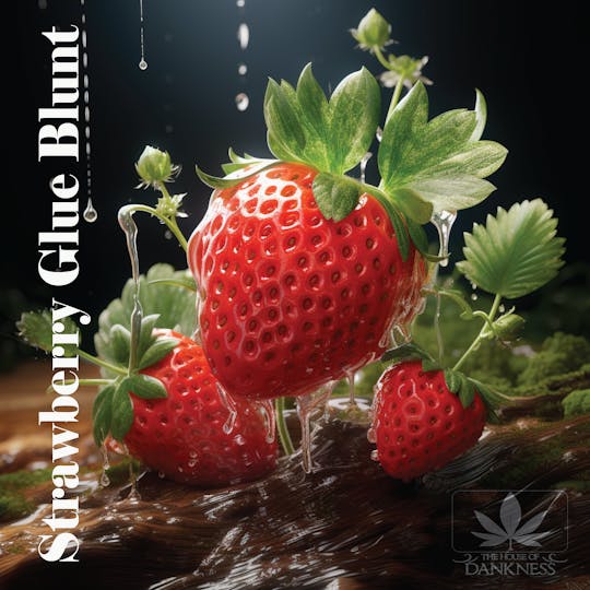 House Of Dankness - Strawberry Glue Blunt (2.5 grams) - 1