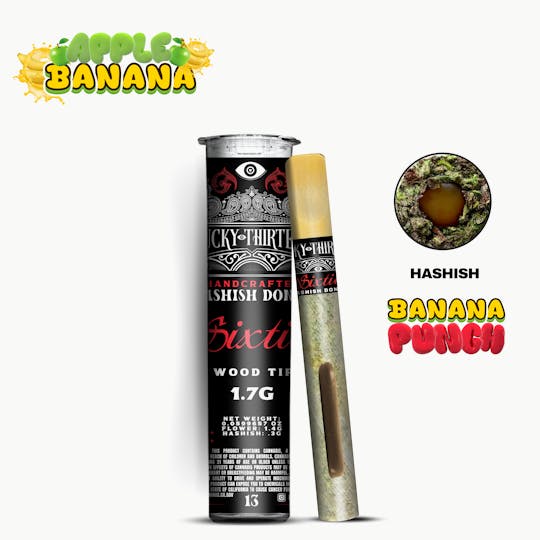 Lucky Thirteen - Lucky Thirteen Sixties - Apples & Banana - Banana punch Hashish Donut - 1