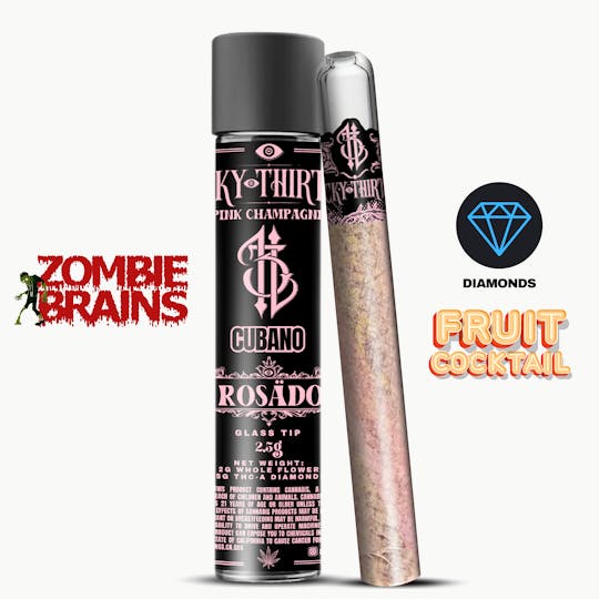 Lucky Thirteen - Lucky Thirteen - Cubano ROSADO - Zombie Brains - Fruit Cocktail - 1