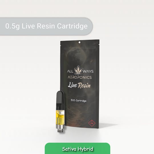 All Ways Aeroponics - All Ways Aeroponics | 0.5g Live Resin Cartridge | Blue Cookies - 1