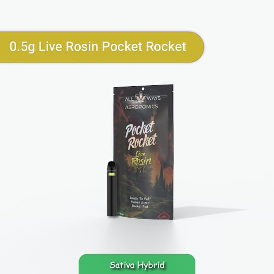 All Ways Aeroponics - Pocket Rocket Live Rosin 0.5g Moon Cookies All In One - 1