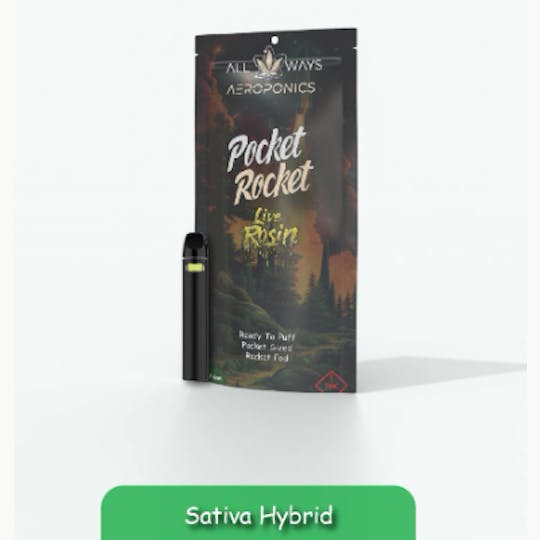 All Ways Aeroponics - Pocket Rocket Live Rosin 1g Moon Cookies All In One - 1