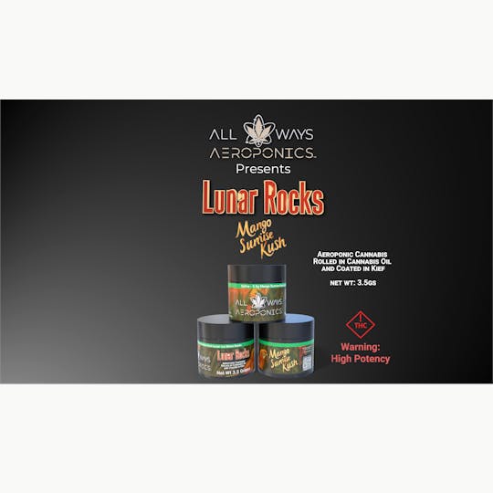 All Ways Aeroponics - All Ways 3.5g Lunar Lux Moon Rocks | Mango Sunrise Kush - 1