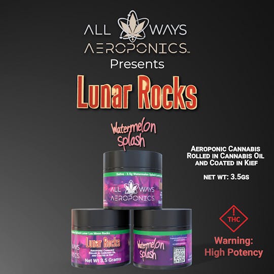 All Ways Aeroponics - All Ways 3.5g Lunar Lux Moon Rocks | Watermelon Splash - 1
