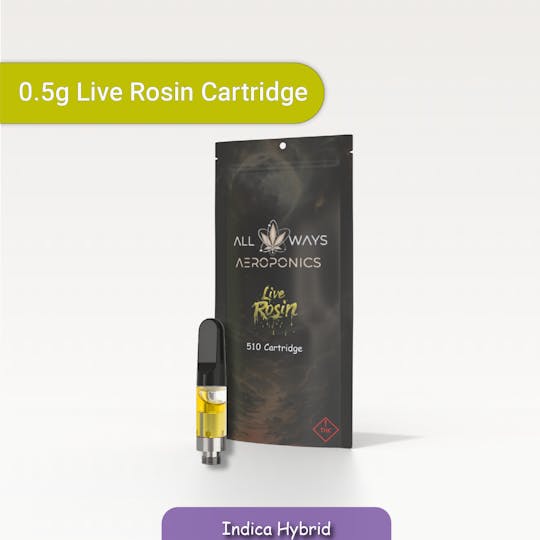 All Ways Aeroponics - All Ways 0.5g Moon Bear Live Rosin Cartridge - 1