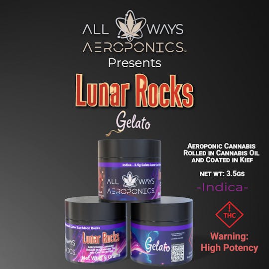 All Ways Aeroponics - All Ways 3.5g Lunar Lux Moon Rocks | Gelato - 1