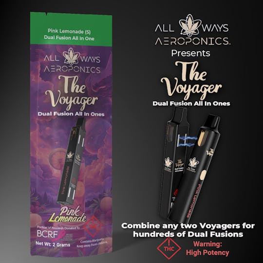 All Ways Aeroponics - Dual Fusion 2G All In One | The Voyager | Pink Lemonade - Sativa - 1
