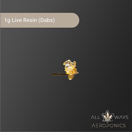 All Ways Aeroponics - All Ways 1g Raspberry Cough Live Resin (Dabs) - 1