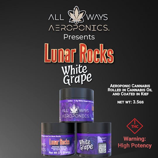 All Ways Aeroponics - All Ways 3.5g Lunar Lux Moon Rocks | White Grape - 1