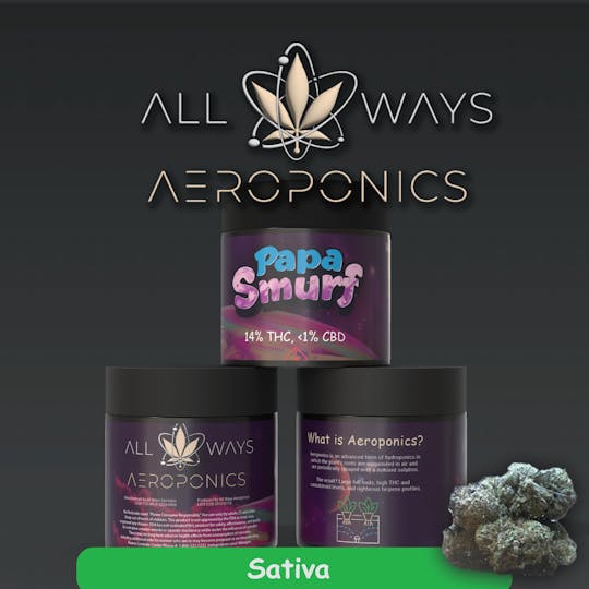 All Ways Aeroponics - All Ways 3.5g Papa Smurf Aeroponic Flower - 1