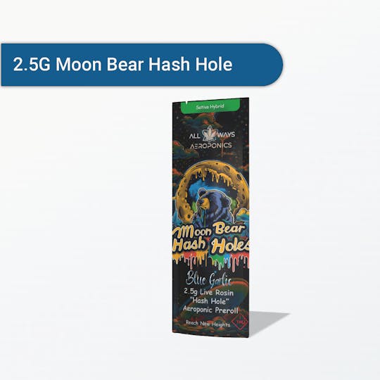 All Ways Aeroponics - All Ways Aeroponics 2.5g Moon Bear Live Rosin Hash Hole - 1