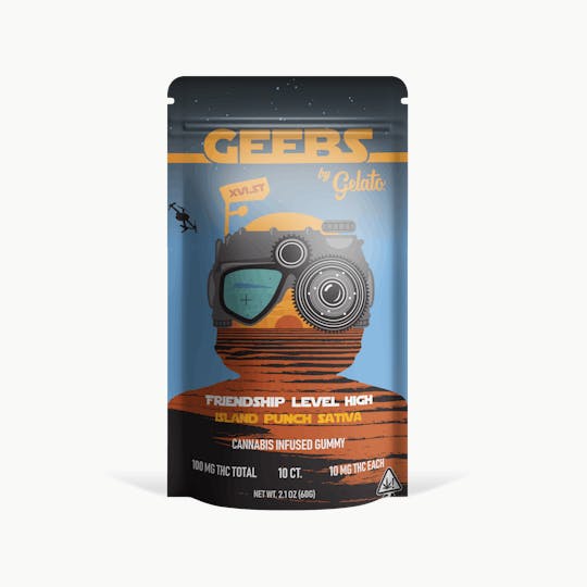 Gelato - GEEBS x Gelato Island Punch Gummies 100mg THC - 1